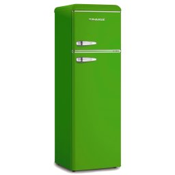 AKCIÓ Snaigé FR27SM RETRO felülfagyasztós Zöld hűtőszekrény, 172,5x56x63 cm, 252 l,LED,LOW FROST, E energiaosztály,+3 év alkatrészgarancia!