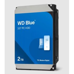 Merevlemez HDD 2TB 7200rpm SATA3 256MB Western Digital Blue (WD20EZBX)