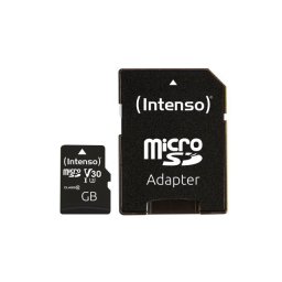 MicroSDHC memóriakártya adapterrel 16GB CL10 UHS-I U3 V30 Professional Intenso (3433470)
