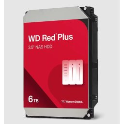 Merevlemez HDD NAS 6TB 5400rpm SATA3 256MB Western Digital Red Plus (WD60EFPX)