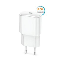 Gyorstöltő Forever TC-01 PD 1x USB-C 20W fehér
