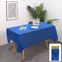 Asztalterítő, sötét kék, 137x 183 cm