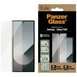 Edzett üveg PanzerGlass Classic Fit a Samsung Galaxy Z Fold7 készülékhez