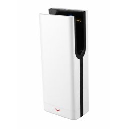 Kézszárító, légpengés, kézbedugós, ABS fehér, fekete belsővel, szénkefe nélküli motorral 1750W