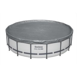 Bestway 488cm csővázas medencéhez téli-nyári BIZTONSÁGI takaró fólia BW 58952