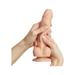 Strap-on-me M - kétrétegű, tapadókorongos dildó (natúr)