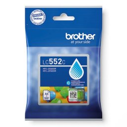 Brother LC-552 (LC552C) - eredeti patron, cyan (azúrkék)
