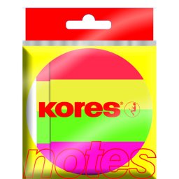 Öntapadó pad 50x20mm 4 neon színű 4x50 lap Kores