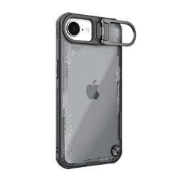 NILLKIN ICEBLADE PROP szilikon telefonvédő (ütésállóság, kitámasztó) FEKETE Apple iPhone 16e