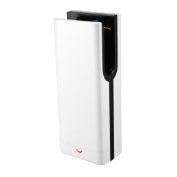 Kézszárító, légpengés, kézbedugós, ABS fehér, fekete belsővel, szénkefe nélküli motorral 1750W