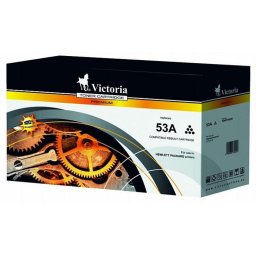 VICTORIA TECHNOLOGY Kompatibilis Lézertoner LaserJet P2014 nyomtatókhoz, VICTORIA TECHNOLOGY 53A, fekete, 3k (Q7553A alternatíva)