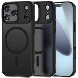 Apple iPhone 17 Pro Tech-Protect TP Matt Magsafe Hátlap - Fekete