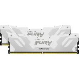 32GB DDR5 memória 6400MHz 2x16GB Kingston FURY Renegade White PN: KF564C32RWK2-32