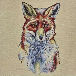 RÓKA mintás jacquard párna panel