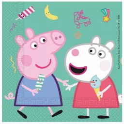 Peppa szalvéta 16 DARABOS, 33x33 cm Nr3