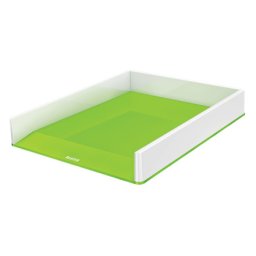 LEITZ kétszínű tárolódoboz WOW, fehér/zöld