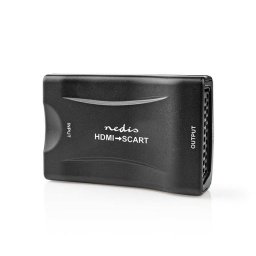 Nedis VCON3461BK – HDMI-átalakító | HDMI-bemenet | SCART-aljzat | 1-csatornás | 1080p | 1,2 Gbps | ABS | Fekete