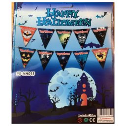 Zászló fűzér - happy halloween 2,5 m