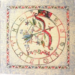HOROSZKÓP, jacquard párna panel - NYILAS