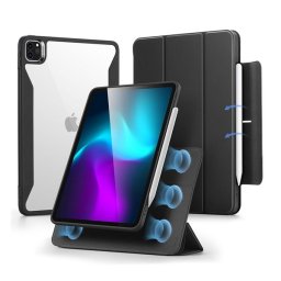 ESR REBOUND HYBRID szilikon telefonvédő (aktív FLIP, TRIFOLD, asztali tartó, ütésállóság, ceruza tartó) FEKETE Apple IPAD Pro 13 (2025), IPAD Pro 13 (2024)
