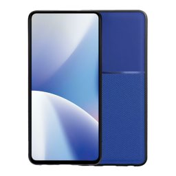Szilikon telefonvédő (ütésállóság, mágneses, bőr hatású hátlap, csíkos) SÖTÉTKÉK Samsung Galaxy S26 Plus (SM-S947)