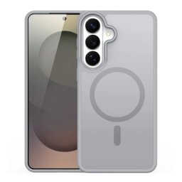 DUX DUCIS YIND szilikon telefonvédő (ütésállóság, kameravédő, matt, MagSafe) VILÁGOSSZÜRKE Samsung Galaxy S26 Plus (SM-S947)