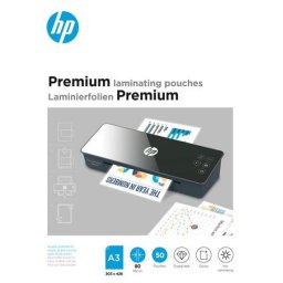 Meleglamináló fólia, 80 mikron, A3, fényes, 50 db, HP "Premium"