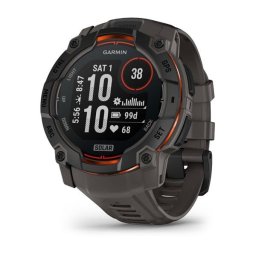 Garmin 010-02935-00 Instinct 3, 50mm Solar, Fekete, sötétszürke szíjjal (ED)