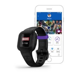 Garmin 010-02441-10 vivofit jr. 3 Fekete Párduc állítható szíjjal