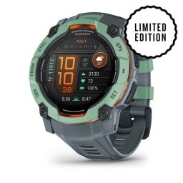 Garmin 010-03020-01 Instinct 3, 50mm AMOLED, Tropic, szürke szíjjal (ED)