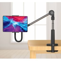 Tábla pc asztali tartó állvány univerzális forgatható állítható fekete FIXED (FIXRLX-BK)