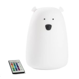 Rabbit & Friends Touch lámpa mackó vezérlővel | Fehér