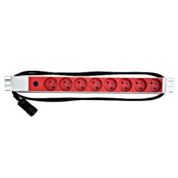 Tápegység PDU 19",8xCSN,1xC14,10A,1U,2 m kábel