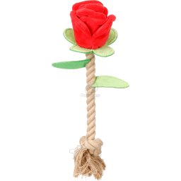 Flamingo Rozie plüss rózsa kötéllel 1 db