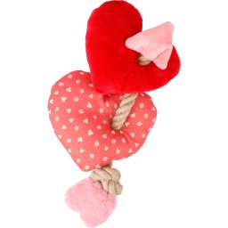 Flamingo Lieve plüss szívecskék Szívecske párnák kötéllel
