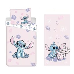 Lilo és Stitch A csillagkutya ágyneműhuzat és törölköző szett (Pink)