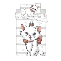 Disney Marie cica Bow gyerek, ovis ágyneműhuzat 100×135 cm, 40×60 cm