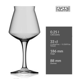 Rastal Teku Söröspohár 0,33l - 6 Db (6299)