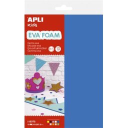 APLI Moosgumi, 200x300 mm, APLI Kids "Eva Sheets", vegyes színek