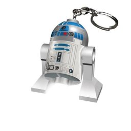 LEGO Kulcstartó, LED világítással, LEGO "Star Wars R2D2"