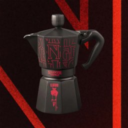 Bialetti Kávéfőző 6 személyes Moka Express Stranger Things fekete/piros 5407 Kifutó termék!