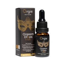 Orgie Orgasm Drops Vibe - bizsergető intim gél nőknek (15ml)