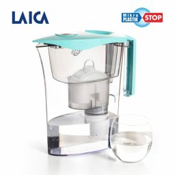 LAICA mikroplasztik- Stop vízszürő kancsó mechanikus kijelzővel 1 db bi-flux és 1 db mikroplasztik