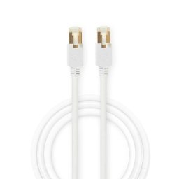 Nedis CCGB85221WT10 - CAT6 S/FTP hálózati kábel | RJ45 (8P8C) dugó - RJ45 (8P8C) dugó | 1 m | Fehér