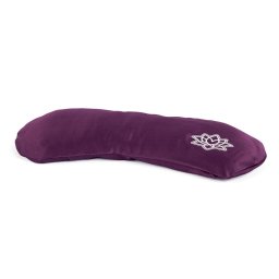 Bodhi Mako-szatén szempárna levendulával LOTUS – Eggplant