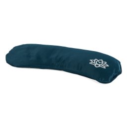 Bodhi Mako-szatén szempárna levendulával LOTUS – Petrol Green