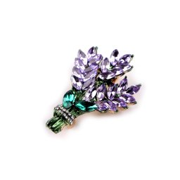 Bross csiszolt kövekkel levandula