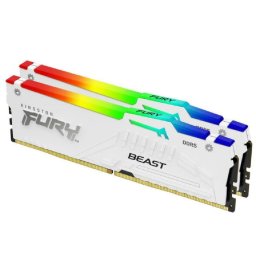 32GB DDR5 memória 5600MHz 2x16GB Kingston FURY Beast White PN: KF556C36BWEAK2-32