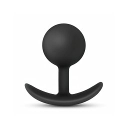 Anal Adventures Platinum Vibra Plug - anál dildó (fekete)