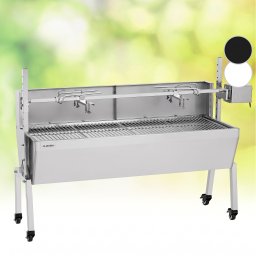 Klarstein Sauenland Pro forgónyársos malacgrill 13W, 4 görgő, rozsdamentes acél (GQ5-Sauenland Pro)
